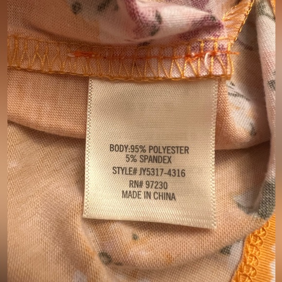 Francesca's Floral Off Shoulder Smocked Romper Juniors Size MEDIUM, Runs Small! - Picture 10 of 14